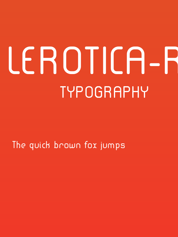 lerotica-regular Poster