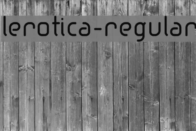 lerotica-regular Font examples