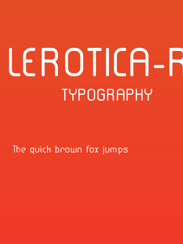 lerotica-regular Poster