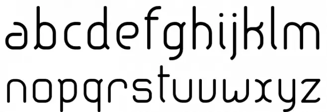 lerotica-semilight फ़ॉन्ट लोअरकेस