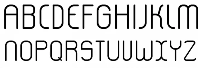 lerotica-semilight Schriftart Groß