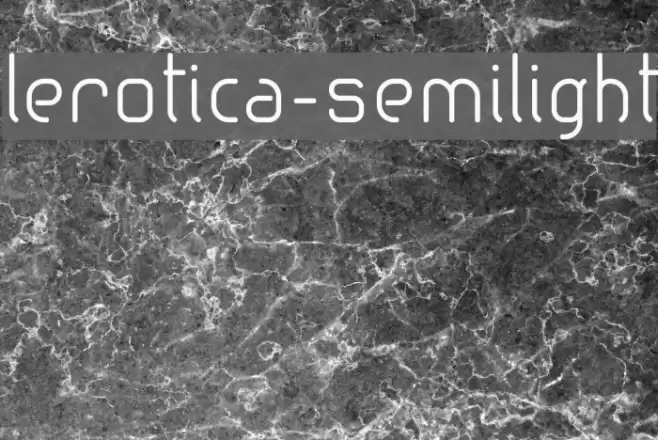 lerotica-semilight フォント examples