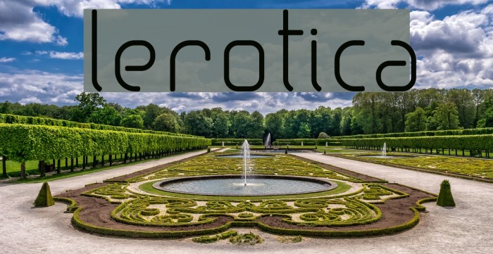 lerotica Font examples