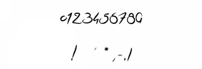 les Sensations de Cerise Font OTHER CHARS