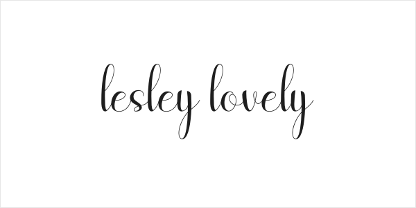 lesley lovely Logo