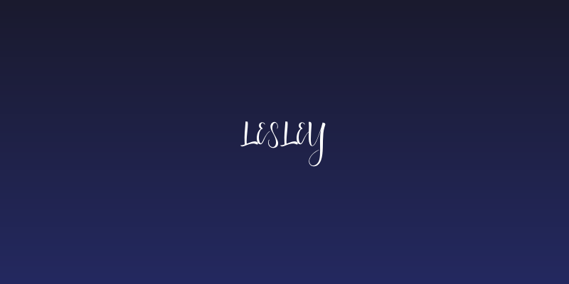 lesley Social Header