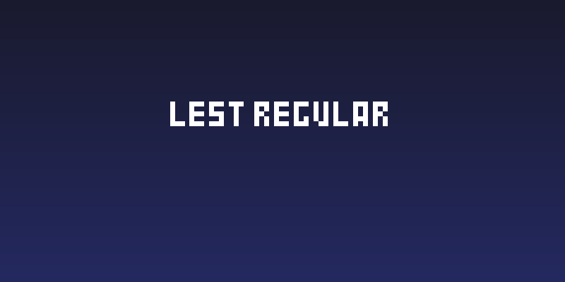 lest Regular Social Header