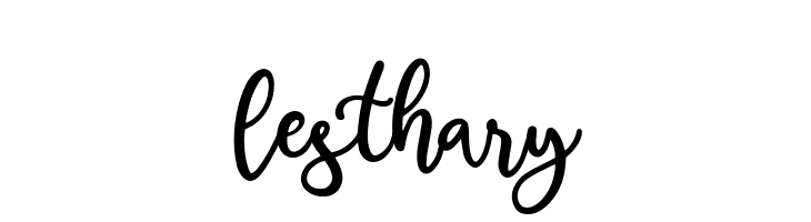 lesthary  Frei Schriftart Herunterladen