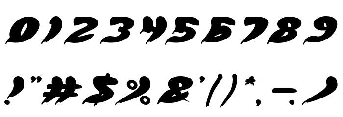 let it be Bold Font OTHER CHARS