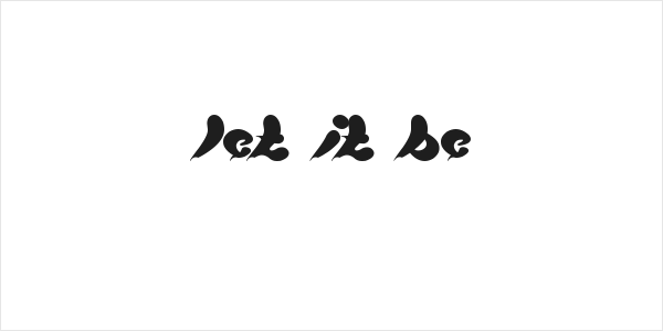 let it be Logo