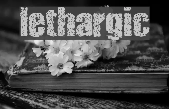 lethargic Font examples