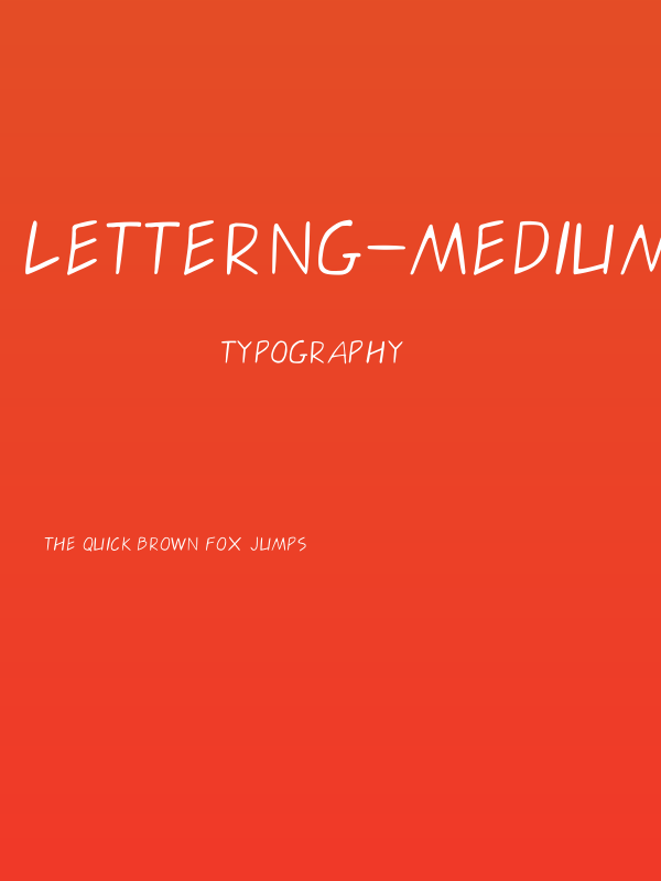 letterng-medium Poster