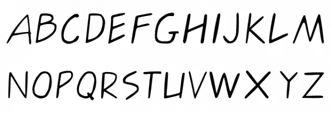 letterng-medium फ़ॉन्ट लोअरकेस