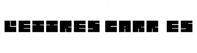 lettres carrées  Frei Schriftart Herunterladen