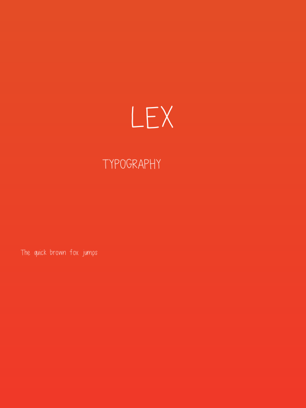 lex Poster