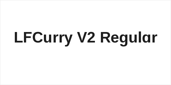 LFCurry V2 Regular Logo