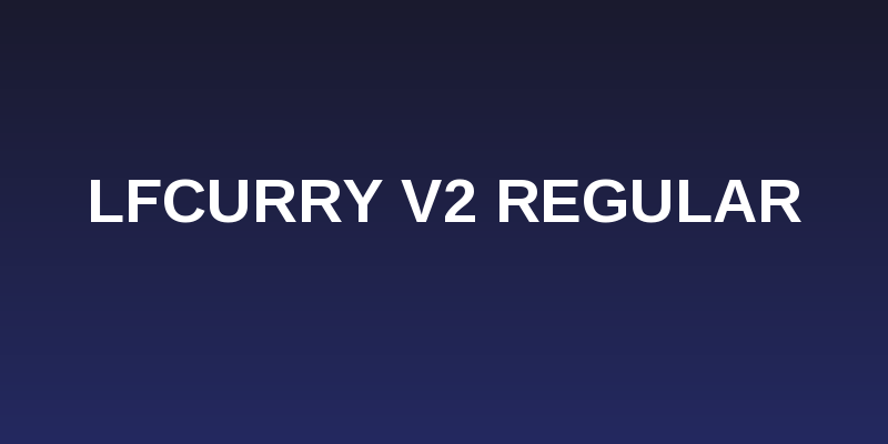LFCurry V2 Regular Social Header