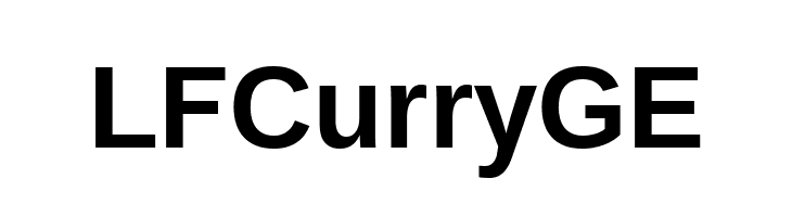 LFCurryGE  font caratteri gratis
