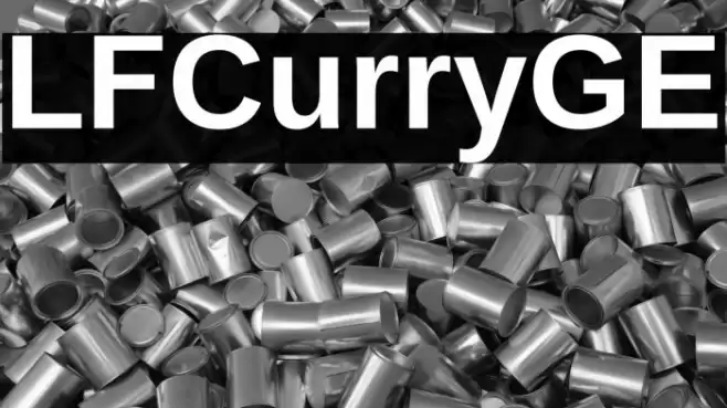 LFCurryGE Font examples