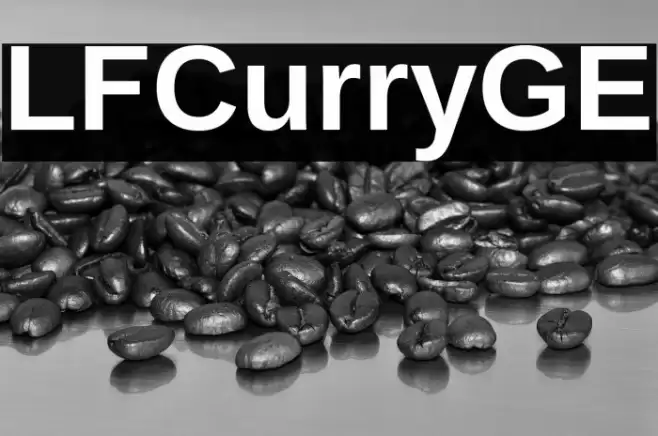 LFCurryGE Font examples