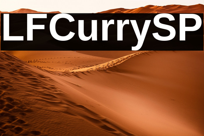 LFCurrySP Example 1