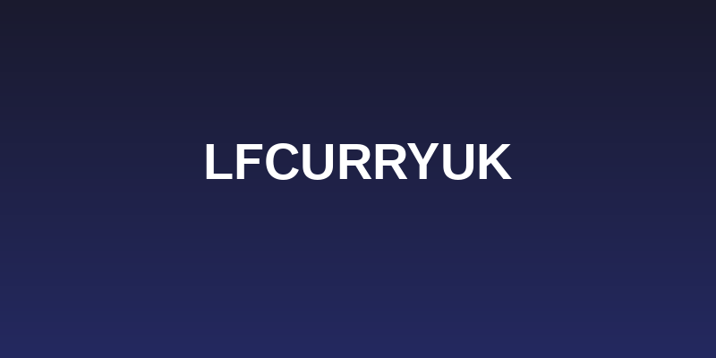 LFCurryUK Social Header