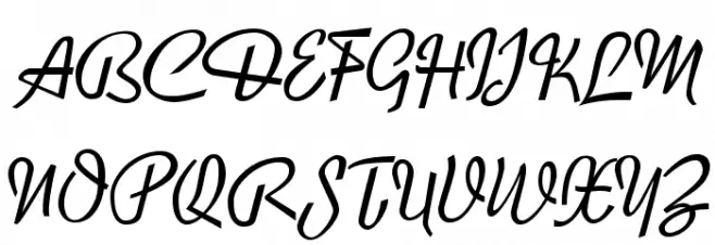 LFclipped Font Litere mari
