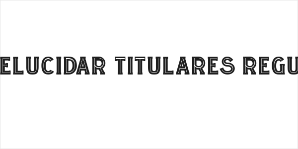 LGF ELUCIDAR TITULARES Regular Logo