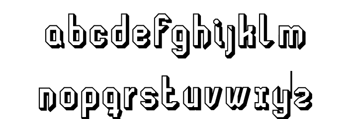 LGFLAGELOGOtresD-Regular Polices MINUSCULES