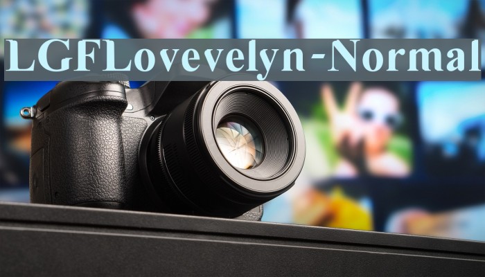 LGFLovevelyn-Normal Font examples