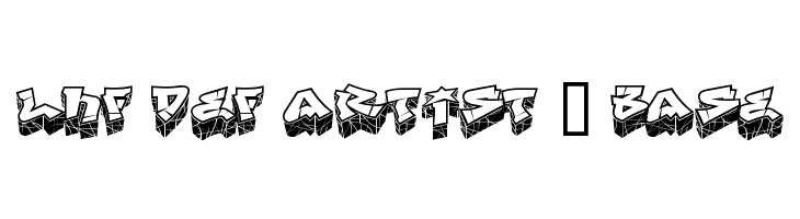 LHF Def Artist | BASE  免费字体下载