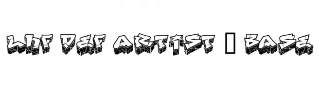 LHF Def Artist | BASE  les polices de caractères gratuit tlcharger