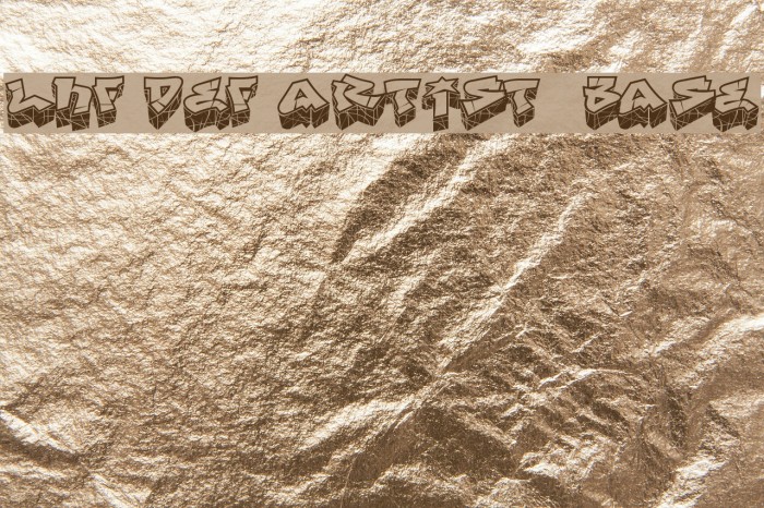 LHF Def Artist | BASE Example 2