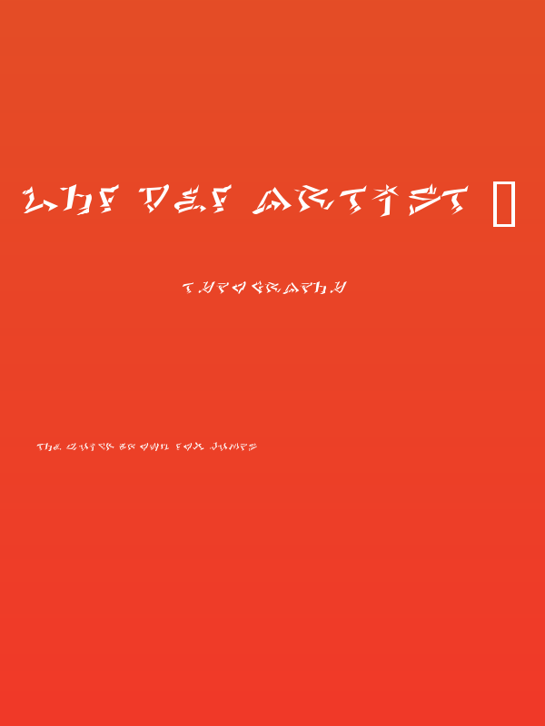 LHF Def Artist | CONVEX Poster