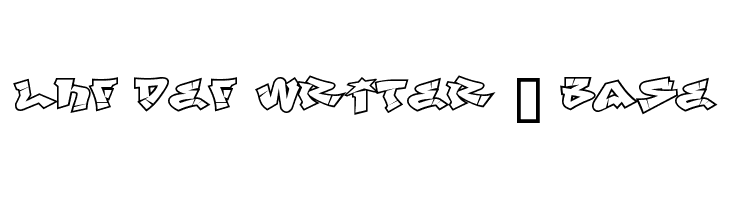 LHF Def Writer | BASE  font caratteri gratis
