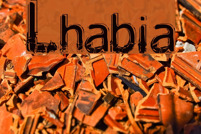 Lhabia Font examples