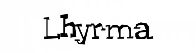Lhyrma  नि: शुल्क फ़ॉन्ट्स डाउनलोड