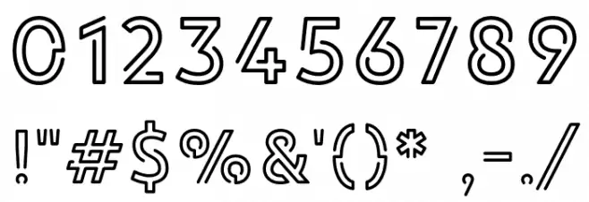 LIBRARY3AMsoft Font OTHER CHARS