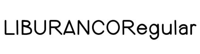 LIBURANCORegular  Frei Schriftart Herunterladen