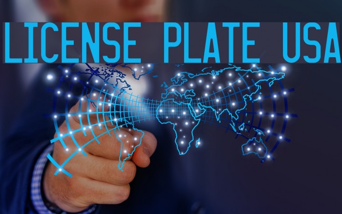 LICENSE PLATE USA Example 2