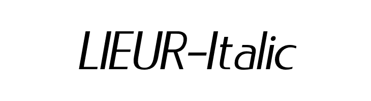 LIEUR-Italic  les polices de caractères gratuit tlcharger