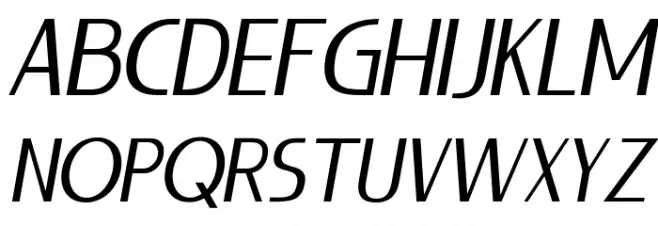 LIEUR Italic Шрифта ВЕРХНИЙ