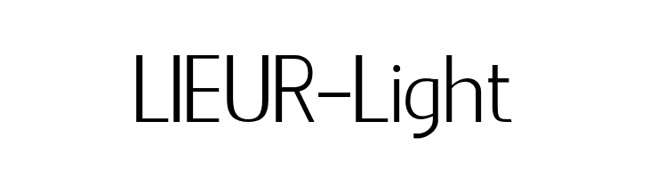 LIEUR-Light  Fuentes Gratis Descargar