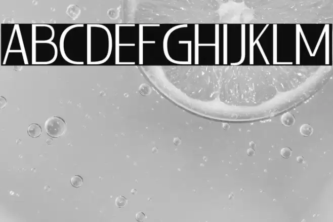 LIEUR-Light Font examples