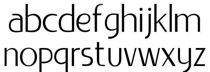 LIEUR-Light Font LOWERCASE