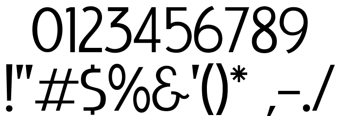 LIEUR Regular Font OTHER CHARS