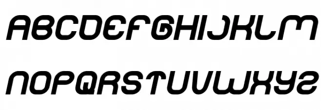 LIFE FOR FUN Bold Italic Schriftart Groß