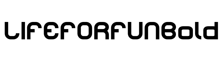 LIFE FOR FUN Bold  font caratteri gratis