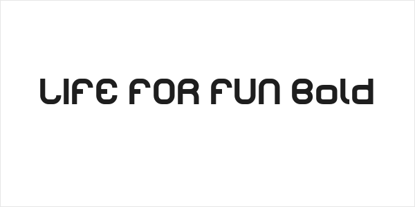 LIFE FOR FUN Bold Logo