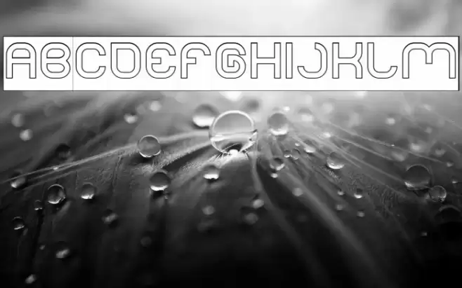 LIFE FOR FUN-Hollow-Inverse Font examples